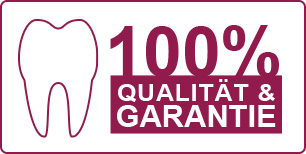 100% Qualität & Garantie bei dem von uns angefertigten Zahnersatz - Dr. Weitze, Zahnarzt & Implantologie